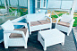 Комплект мебели Tweet Terrace Set белый уличный