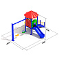 Детский комплекс Сочетание 1.3 для игровой площадки