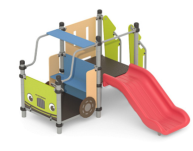 Игровой макет Romana Машинка с горкой 111.09.00 для детской площадки