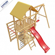 детский деревянный комплекс самсон 5-й элемент без покрытия