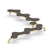 детский бум romana 057.87.00 змейка для спортивной площадки