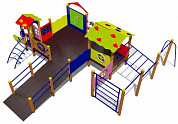игровой комплекс 0107002 для детей с ограниченными возможностями для уличной площадки