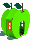 домик яблоко для детской площадки