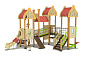 Игровой комплекс СР-002 от 3 до 12 лет для детской площадки