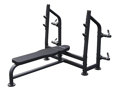 скамья stonerise d5001 со стойками под штангу