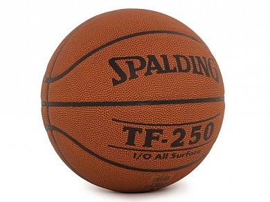 мяч баскетбольный spalding tf-250 synthetic leather 64455 sz6