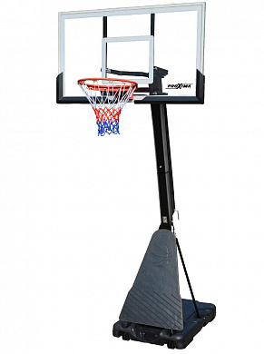 мобильная баскетбольная стойка proxima 54 стекло s027