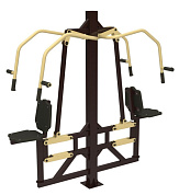 уличный тренажер sport-fora жим от груди yt9 двойной для спортивной площадки