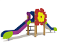 Горка двойная Аленький цветочек 08405.24 для детской площадки