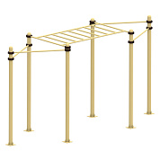 спортивный комплекс ysk53 рукоход с четырьмя турниками для дачи