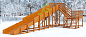 Зимняя деревянная горка Igragrad Snow Fox 2 скат 10 метров