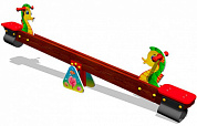 качалка-балансир морской конек кч094 для детской площадки