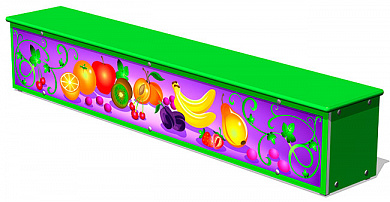 ящик-скамья для теневых навесов фрукты м1 тн088