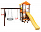 Детский игровой комплекс Perfetto sport Bari-5 + качели-гнездо Паутина 100