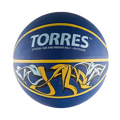 мяч баскетбольный torres jam р. 7 резина
