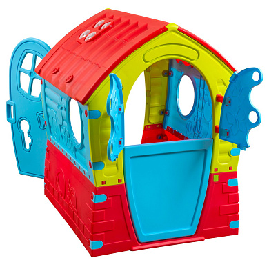 детский пластиковый домик palplay лилипут 681 со светом и музыкой