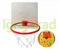 Кольцо баскетбольное со щитом и сеткой + мяч Igragrad