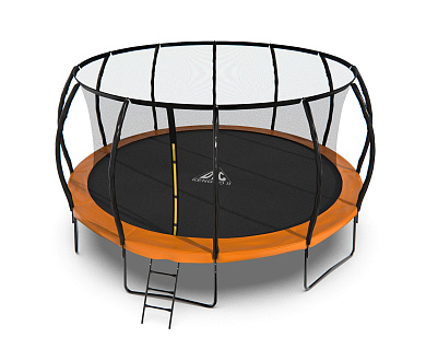 батут dfc trampoline kengoo ii c сеткой 16ft-bas-bo