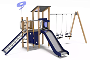 игровой комплекс оптимум-эко ик.006 для детской площадки