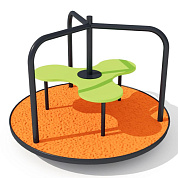 карусель с полом из резиновой крошки 04406.21 для детской площадки