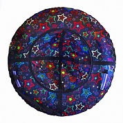 санки надувные тюбинг rt звезды разноцветные, диаметр 87см