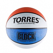 мяч баскетбольный torres block р. 7 резина