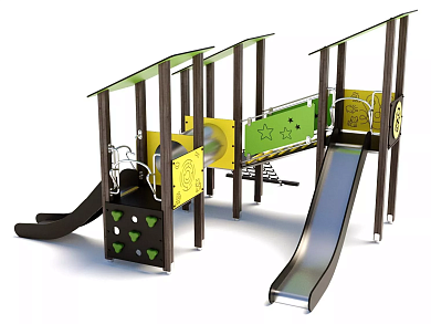 детский комплекс эко-play дг.эп010 для игровой площадки