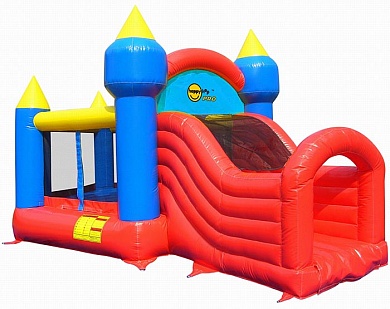 детский надувной коммерческий батут happy hop super castle bouncer with slide