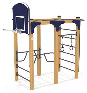 гимнастический комплекс оptimum-еco эко.скб01 для детской площадки