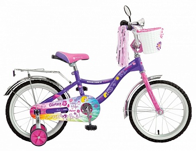 велосипед novatrack little girlzz 16
