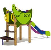горка крокодил 08308.24 h=1000 для детской площадки