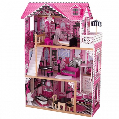 Большой кукольный дом KidKraft Амелия для Барби 