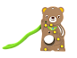 Игровая горка Toy Monarch CHD-160 Мишка 