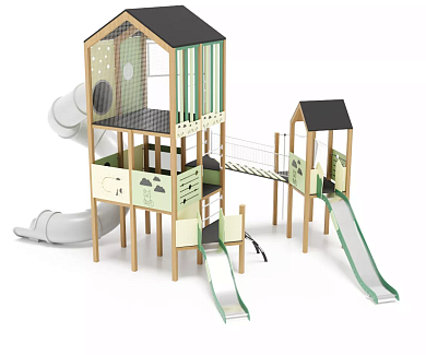 детский комплекс эко-play ик.ир01 для игровой площадки