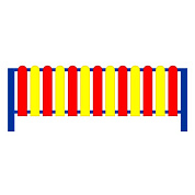 ограждение штакетник скдо 3 для детской площадки