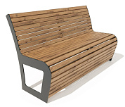 диван парковый 01505 для улицы