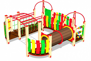 детский игровой комплекс енот кд005 для детских площадок