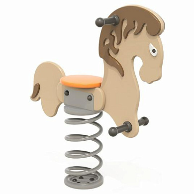 качалка на пружине лошадка н24.04201 для детской площадки