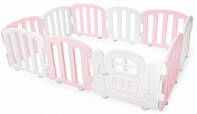 детский манеж ifam first baby room, белый/розовый if-137-1-fbr-wbp10d