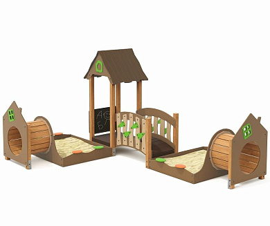 песочный дворик н24.05205 для детской площадки