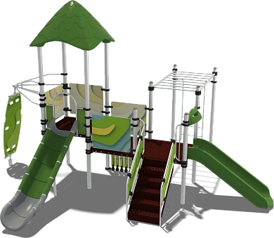 детский городок сардиния papercut дг004.1.1 для игровых площадок 7-12 лет