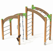 спортивный комплекс h24.09302 для детской спортивной площадки