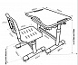 Парта и стул-трансформеры FunDesk Sole