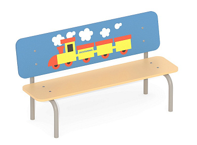 Детская скамейка Romana Поезд ночь 302.09.00 для игровой площадки