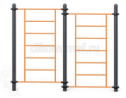 шведская стенка двойная w-03-011 для воркаут площадки