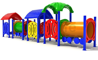Игровой комплекс Вагоновожатый №2 для детской площадки