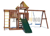 детская деревянная площадка custwood junior color jc9 для дачи
