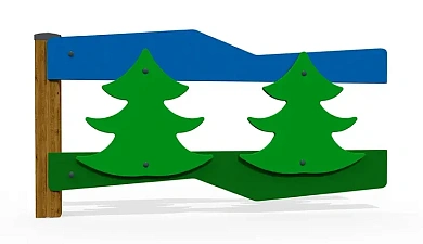 ограждение вст город-2 1295 декоративное для уличной площадки