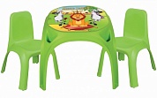 набор из стола и двух стульев pilsan king 03-422