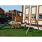 Детская деревянная площадка Можга Спортивный городок 1 СГ1-Р912-Тент с качелями крыша тент